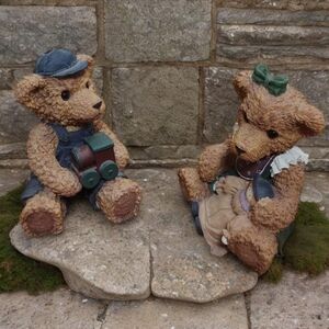 Adorably Precious Resin Teddy-Banks